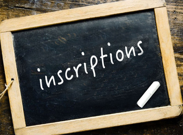 INSCRIPTIONS : TOP DEPART