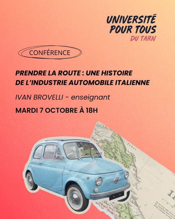 PRENDRE LA ROUTE : UNE HISTOIRE  DE L’INDUSTRIE AUTOMOBILE ITALIENNE
