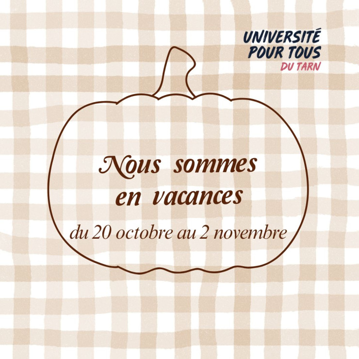 VACANCES SCOLAIRES DE LA TOUSSAINT