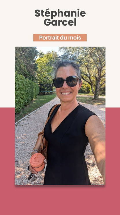 Portrait du mois - Stéphanie Garcel