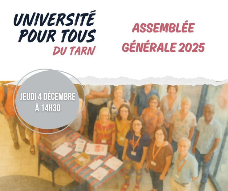 INVITATION À NOTRE ASSEMBLÉE GÉNÉRALE