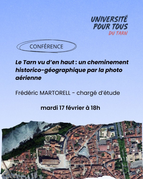 Le Tarn vu d’en haut : un cheminement historico-géographique par la photo aérienne