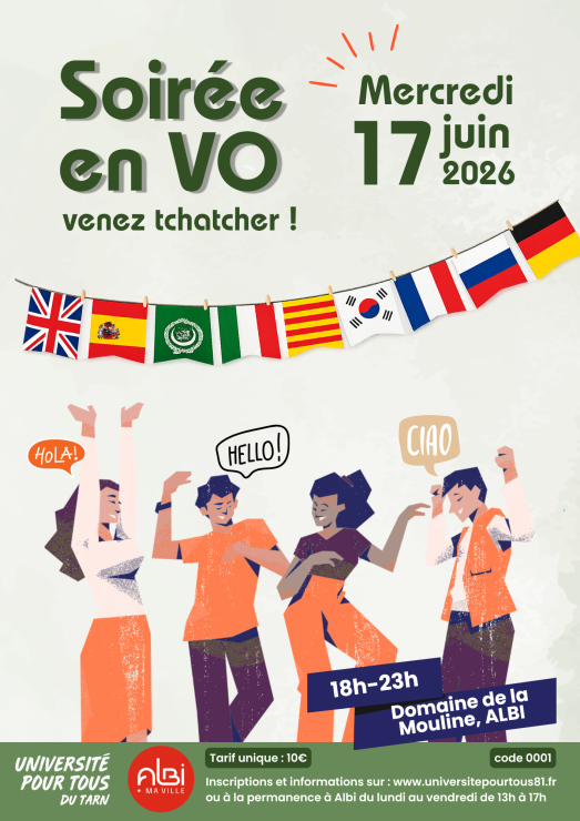 Soirée en VO : venez tchatcher !