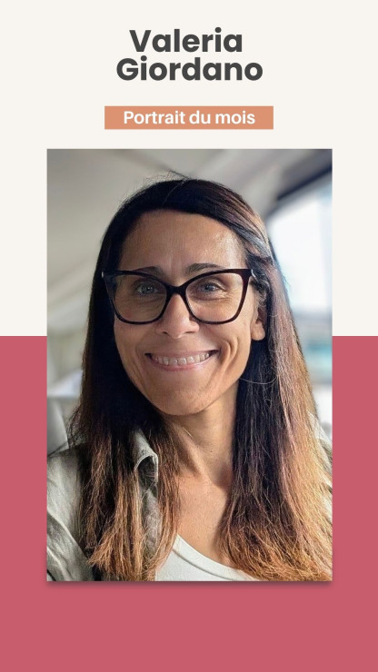 Portrait du mois - Valeria GIORDANO