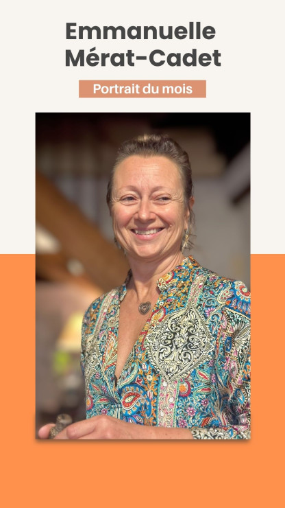 Portrait du mois - Emmanuelle Merat-Cadet